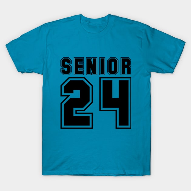 Senior 24 Graduation T-Shirt by PeppermintClover